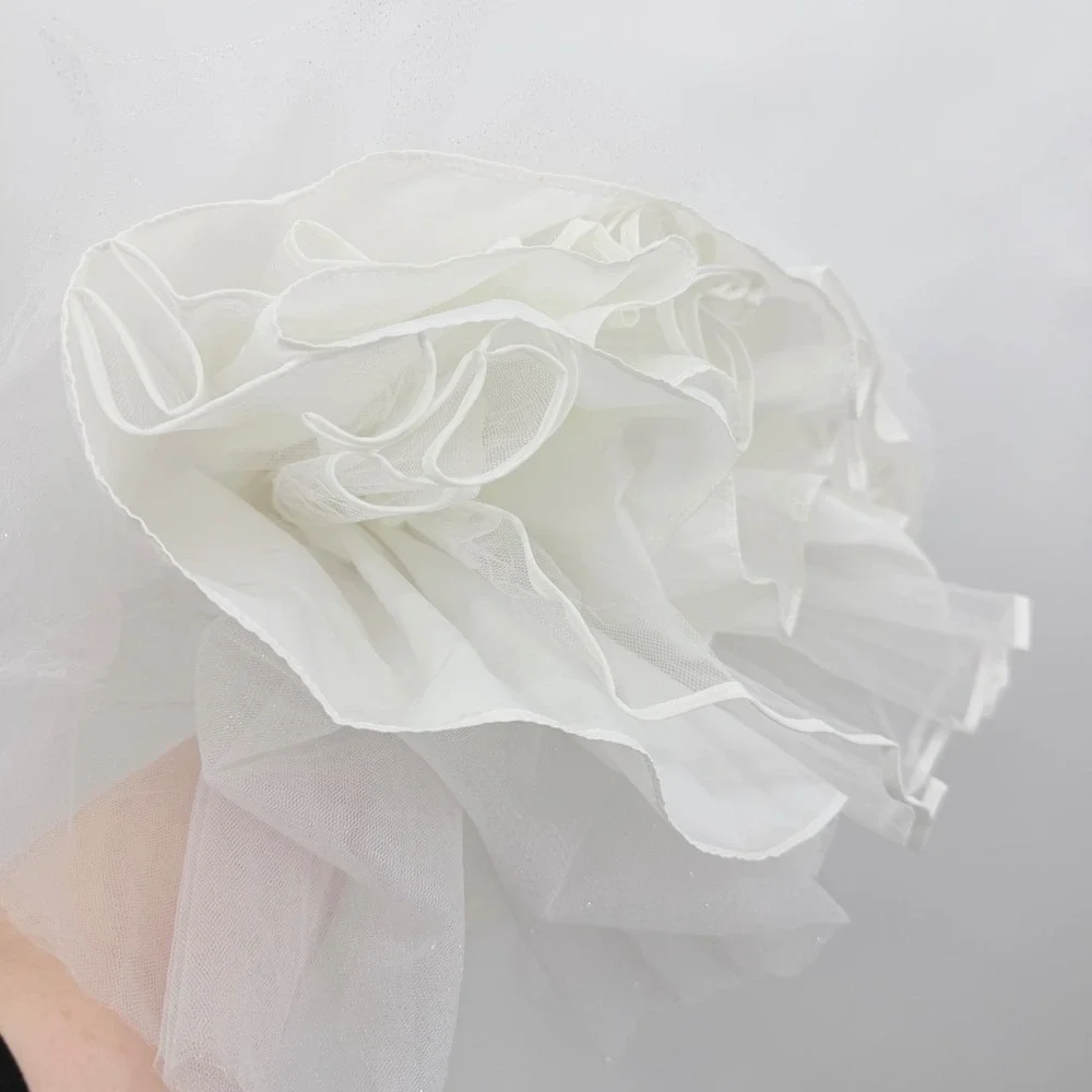 Bella by Marmellata Lace Tulle Dress 10 White Glitter Formal Flower Girl Wedding